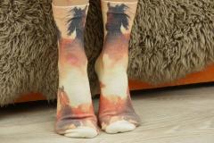 -223 Slim Тонкие шерстяные носки. Прерия