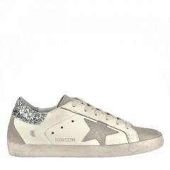 Gray And Silver Glitter Heel Tab