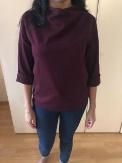 трикотаж джерси бордо