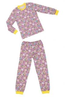 ЖЕЛТЫЙ ФОН и РОЗОВЫЙ РИСУНОК, манжеты розовые