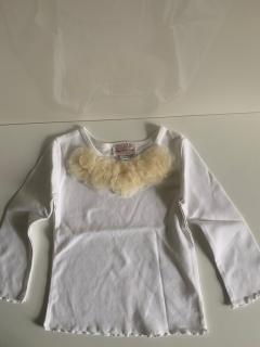 белый с длинным рукавом с  5-ю розетками слоновая кость