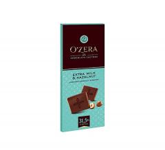 «OZera», шоколад молочный Extra milk & Hazelnut