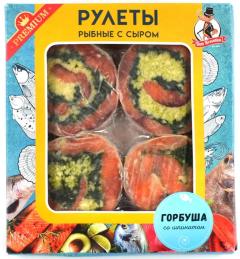 из горбуши с сыром и шпинатом