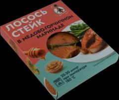Лосось (семга) в медово-горчичном маринаде 0.5кг