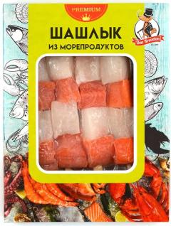 Шашлык из палтуса и форели 0,3кг