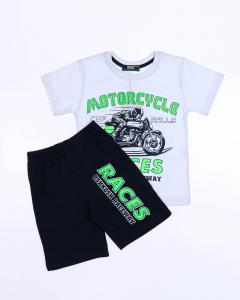 белый/темно-синий