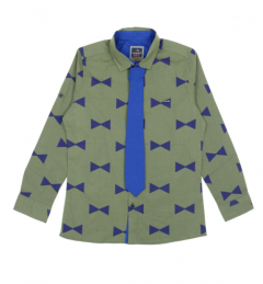 хаки с синим