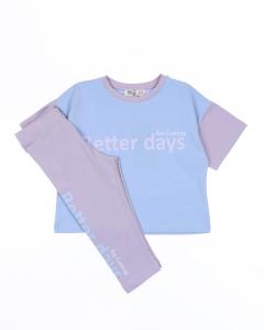 голубой/сиреневый