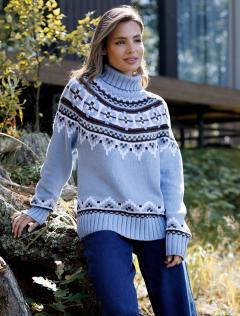 голубой меланж	