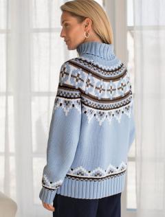 голубой меланж	