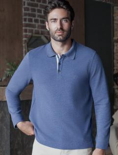 синий меланж