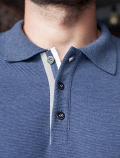 синий меланж