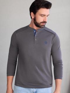 серый меланж