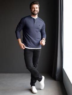 т.синий меланж