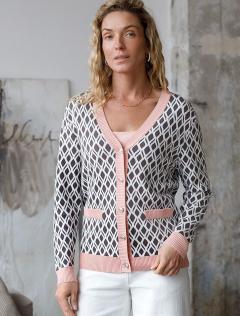 кофейный-белый