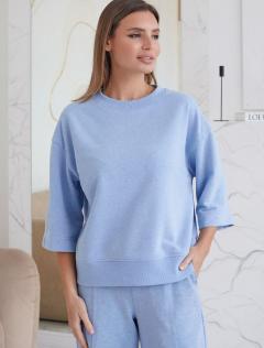 голубой меланж