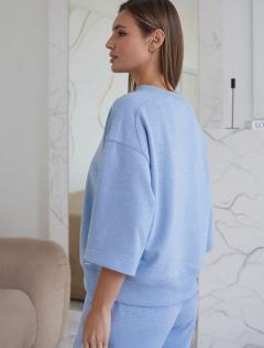 голубой меланж