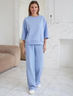 голубой меланж