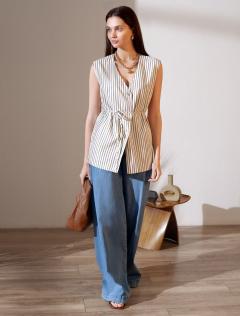 молочный-синий