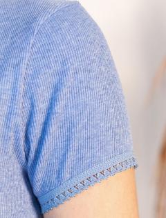 голубой меланж