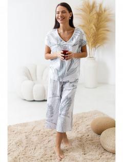 белый-черный листья