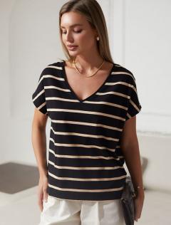 черный-бежевый