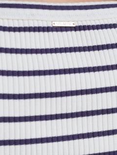 молочный-т.синий полоса